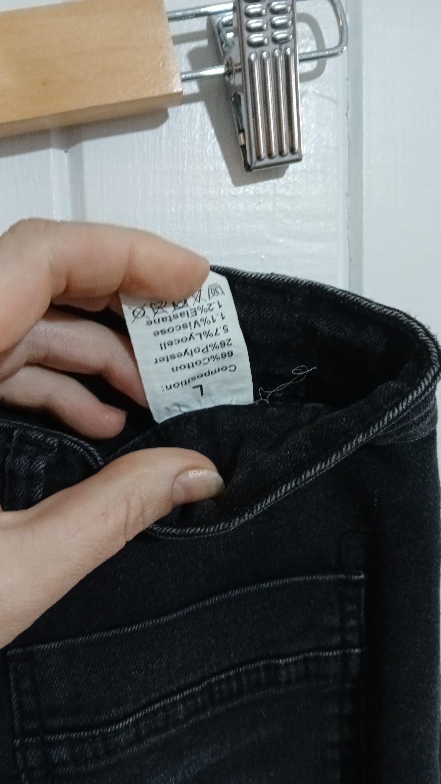 (L) Shein | Black Jeans