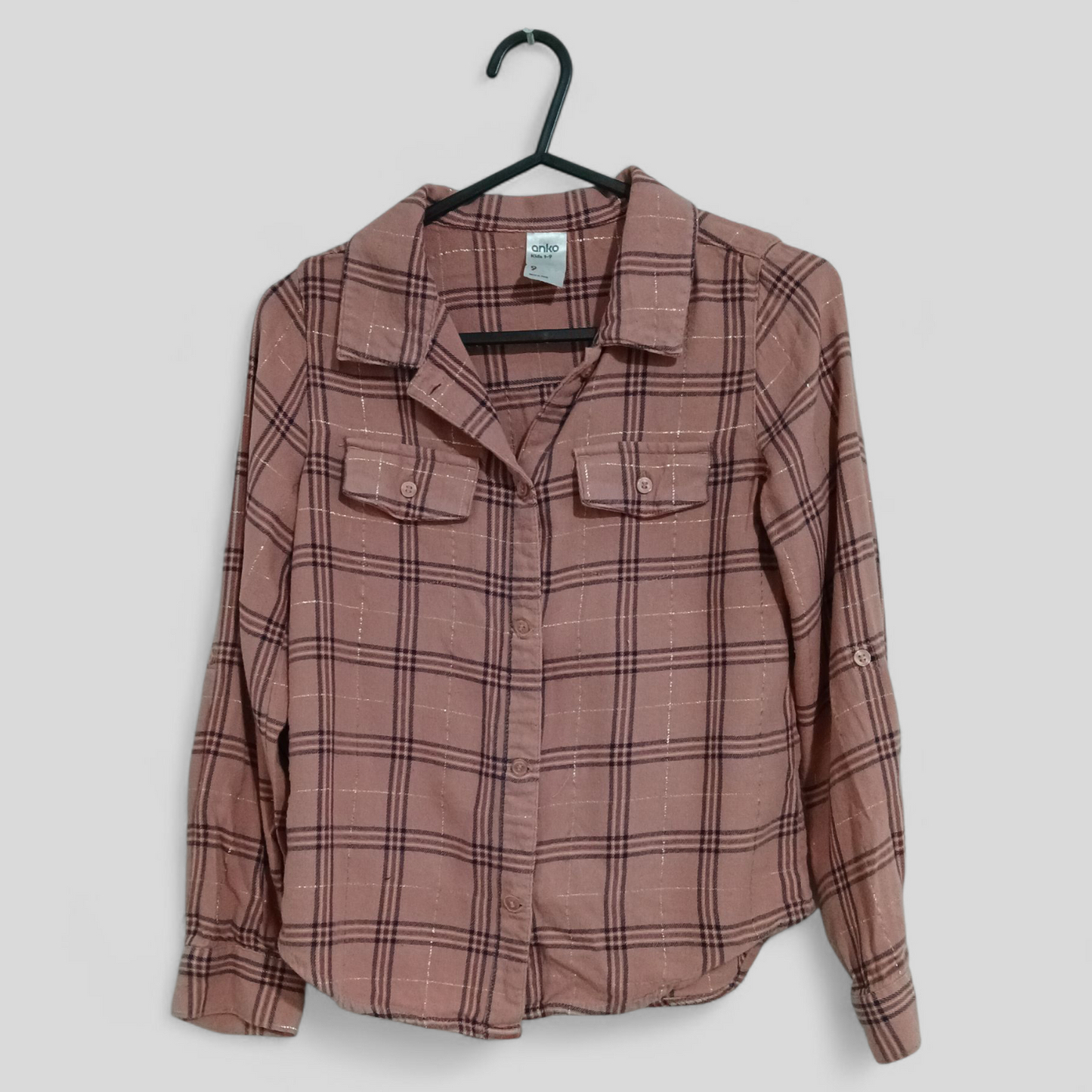 (9JNR) Anko | Plaid L/S Shirt