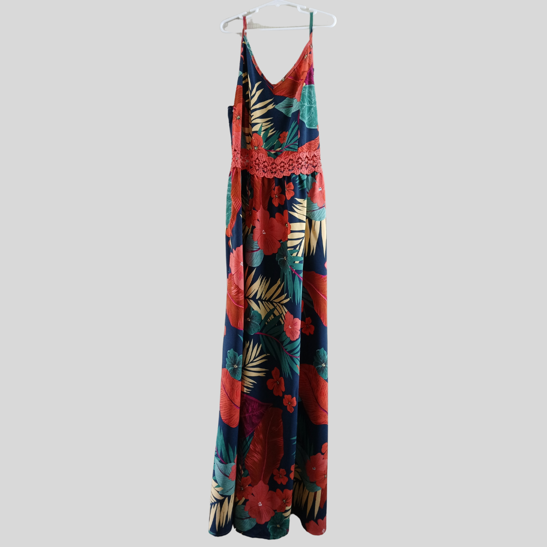 (L) Tropical Maxi Dress