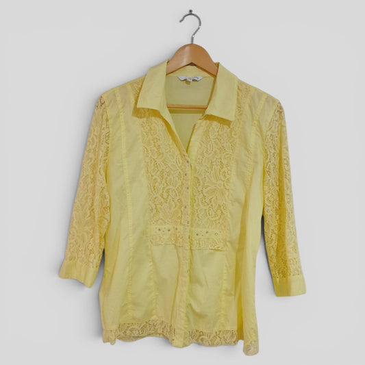 (14) W Lane | Yellow Blouse