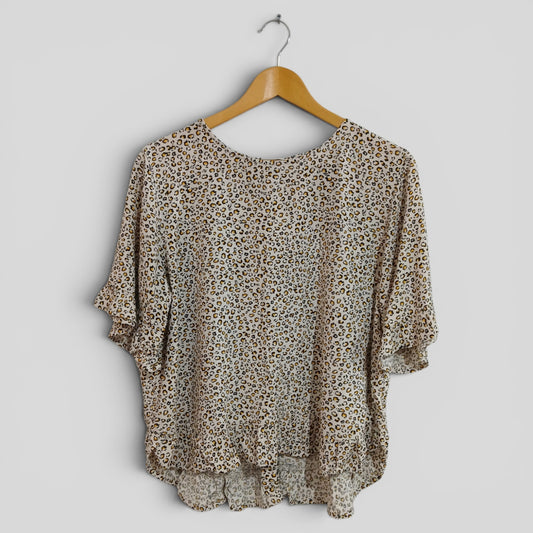 (12) Jeanswest | Animal Print Blouse