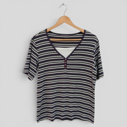 (16) Striped Tee
