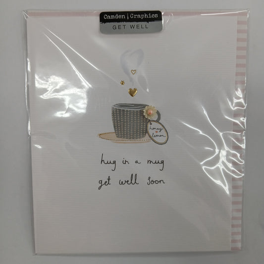 Get Well Card | Hug in a mug