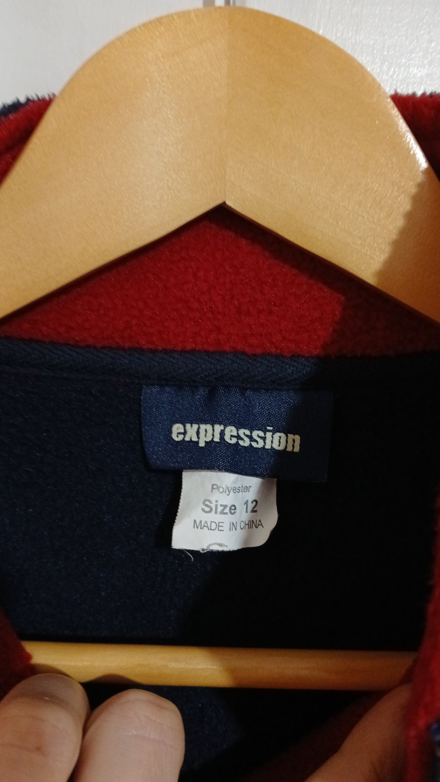 (12) Expressions | Red/ Navy Jumper