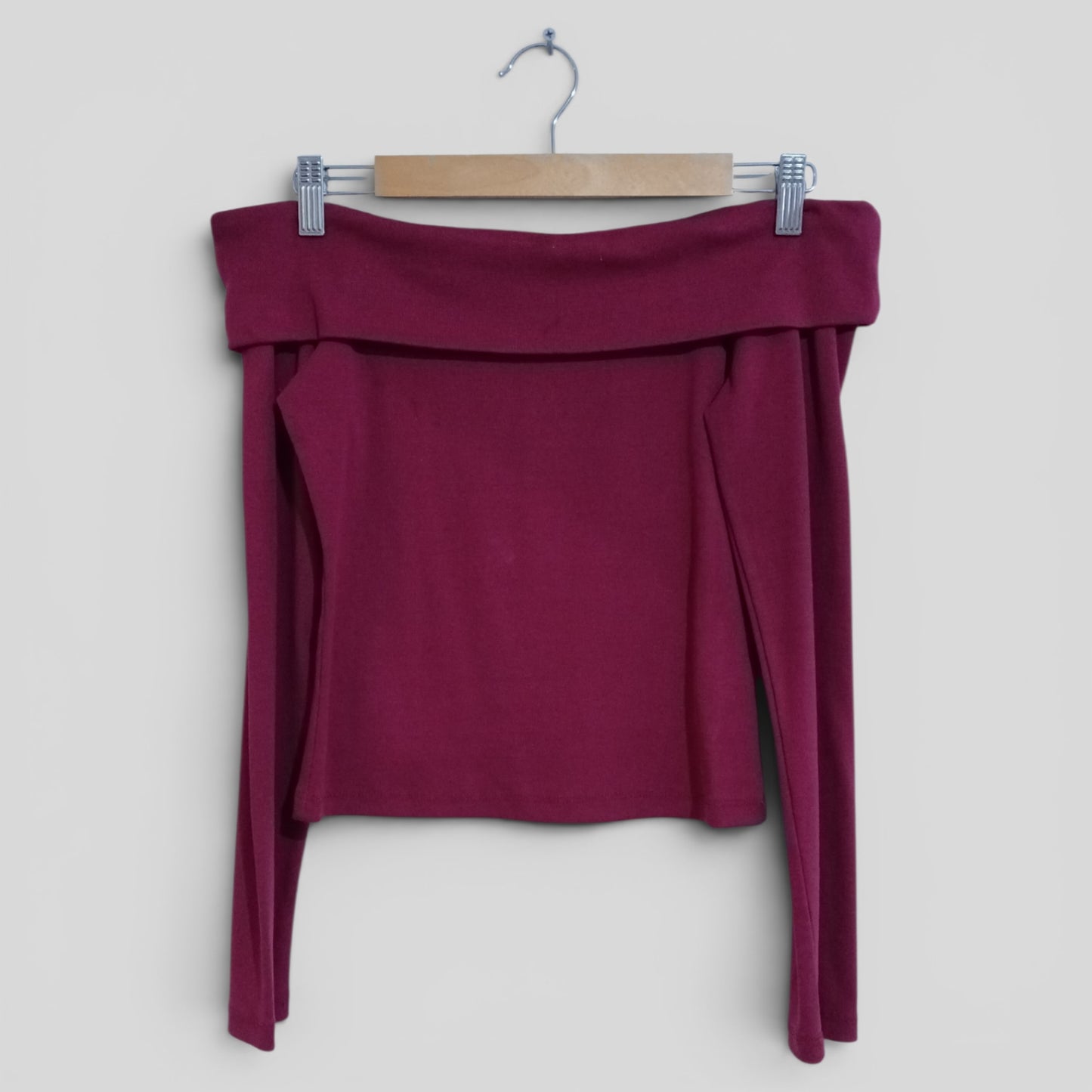 (S) Dotti | Maroon Blouse