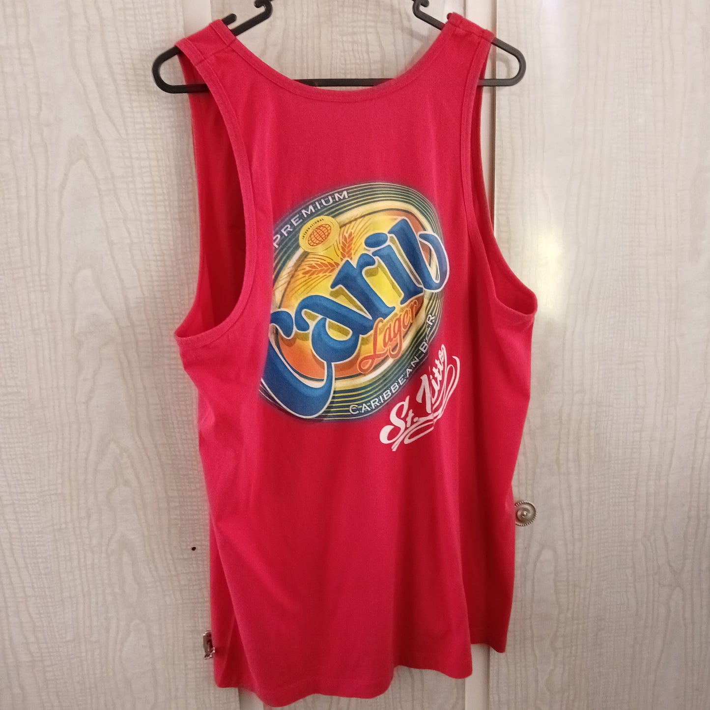 (L) Carib Lager Red Singlet