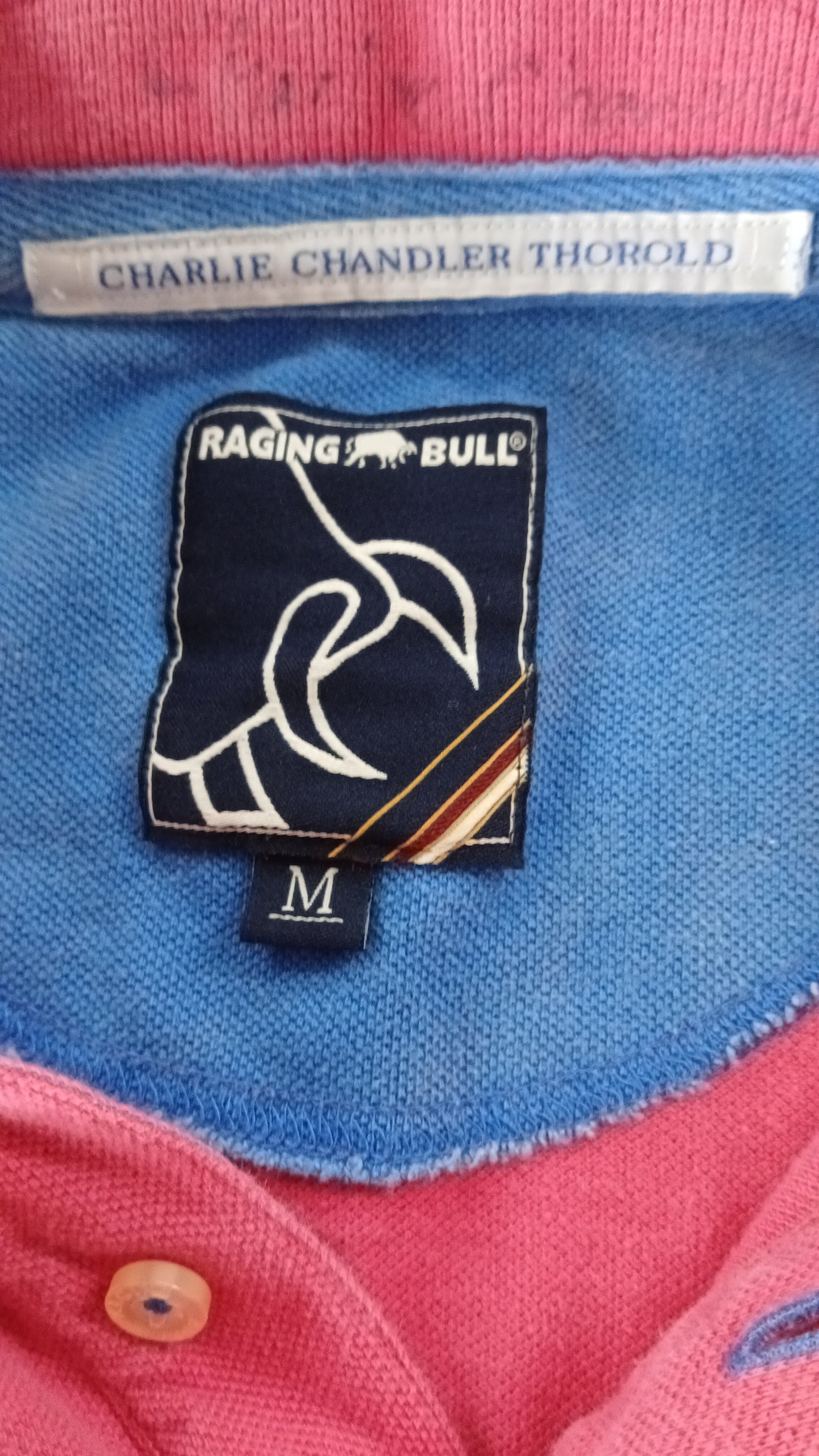 (M) Raging Bull | Pink Polo