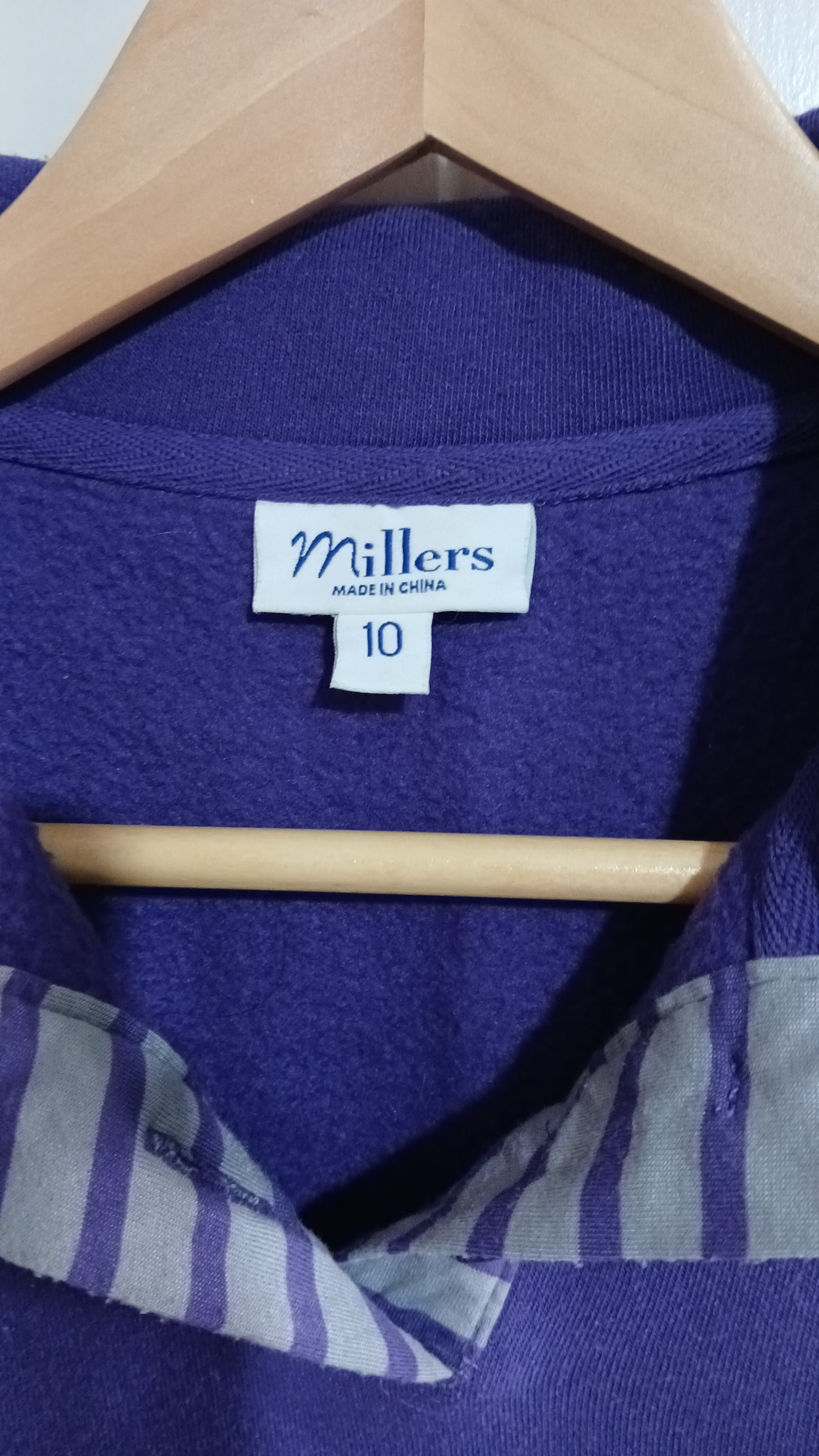 (10) Millers | Purple Collared Jumper