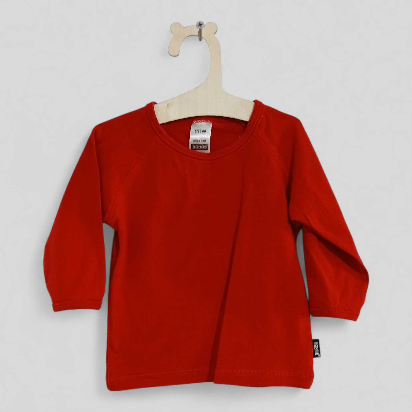 (00JNR) Bonds | Red LS Shirt