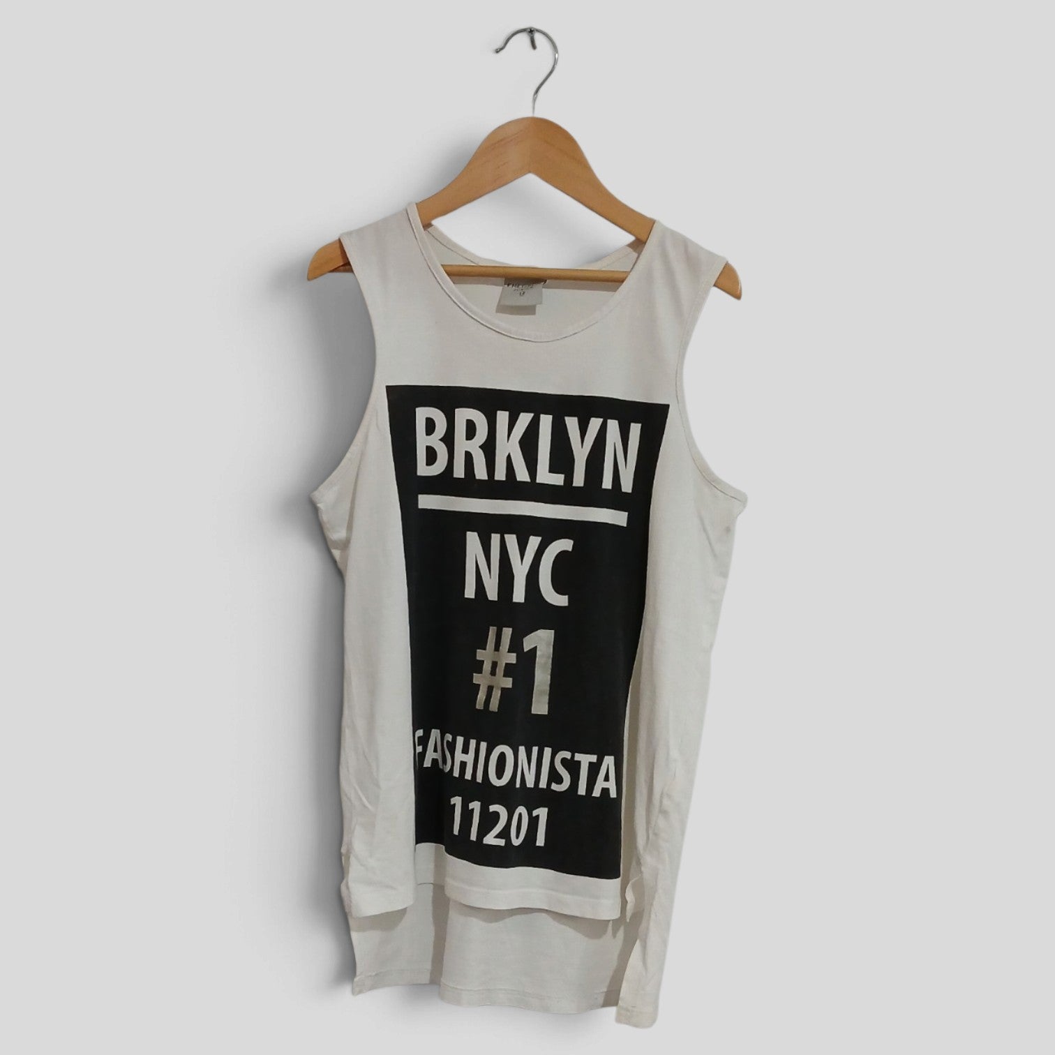 Image of (12JNR) Emerson | Brklyn White Singlet