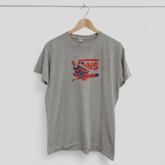(M-L) Vans Grey Tee