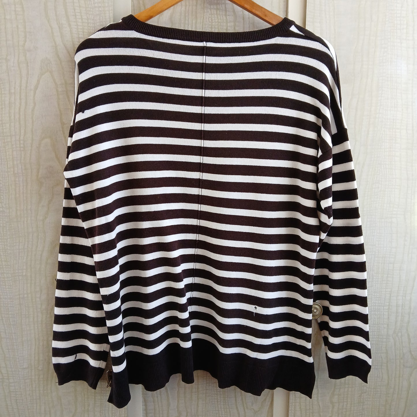 (S) Striped Knit pull over