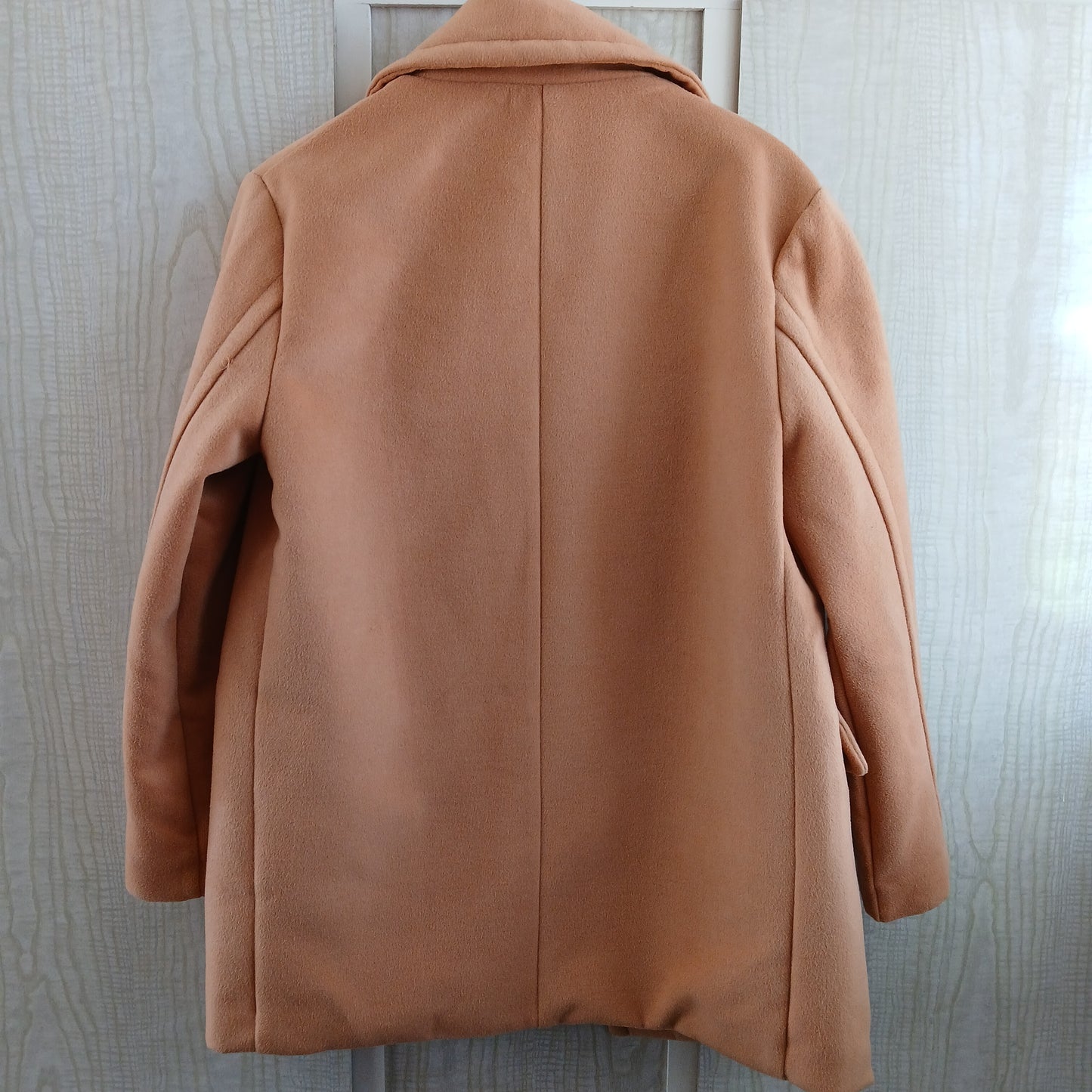 (S) Pink Diamond Tan Blazer Jacket