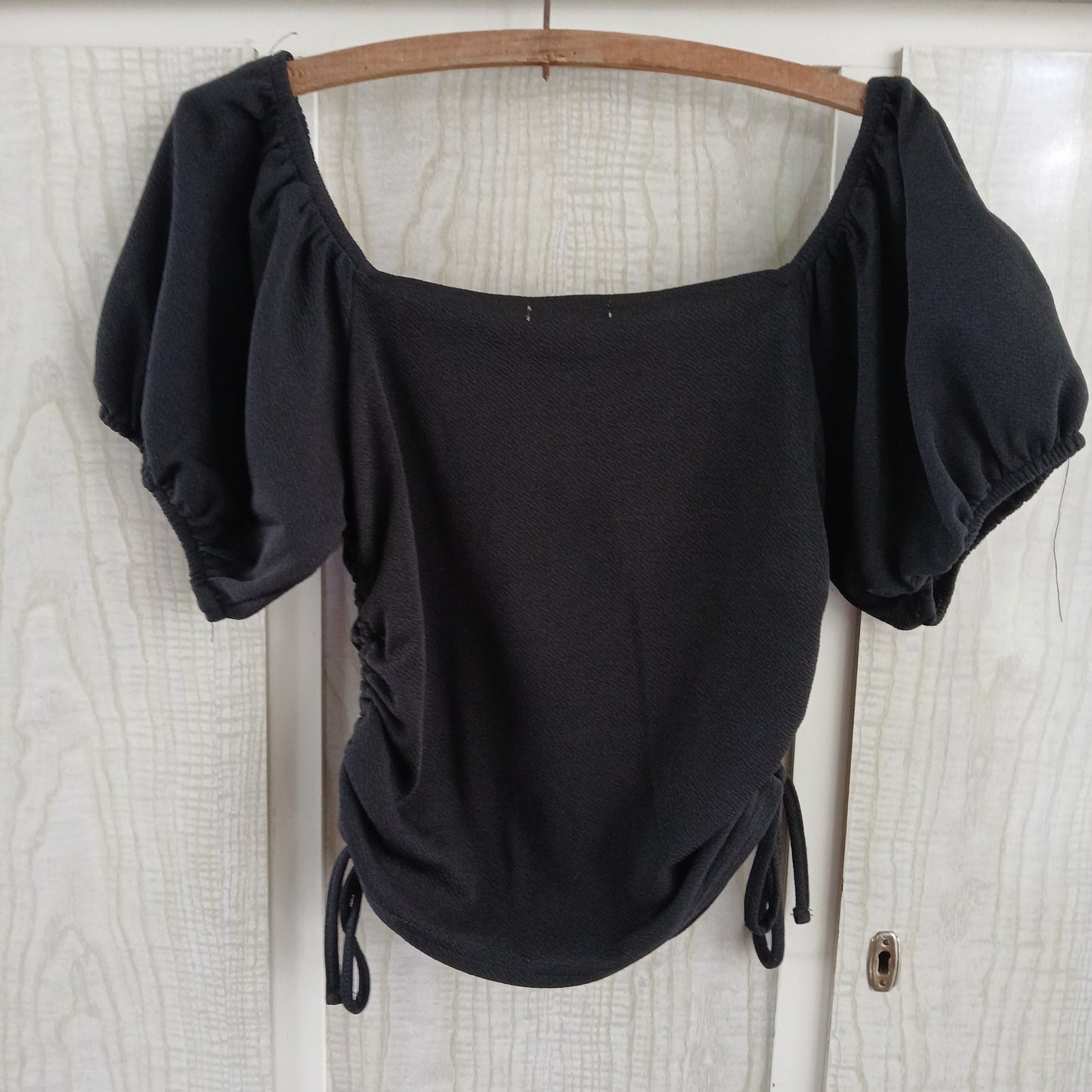 (M) Valleygirl Black Blouse