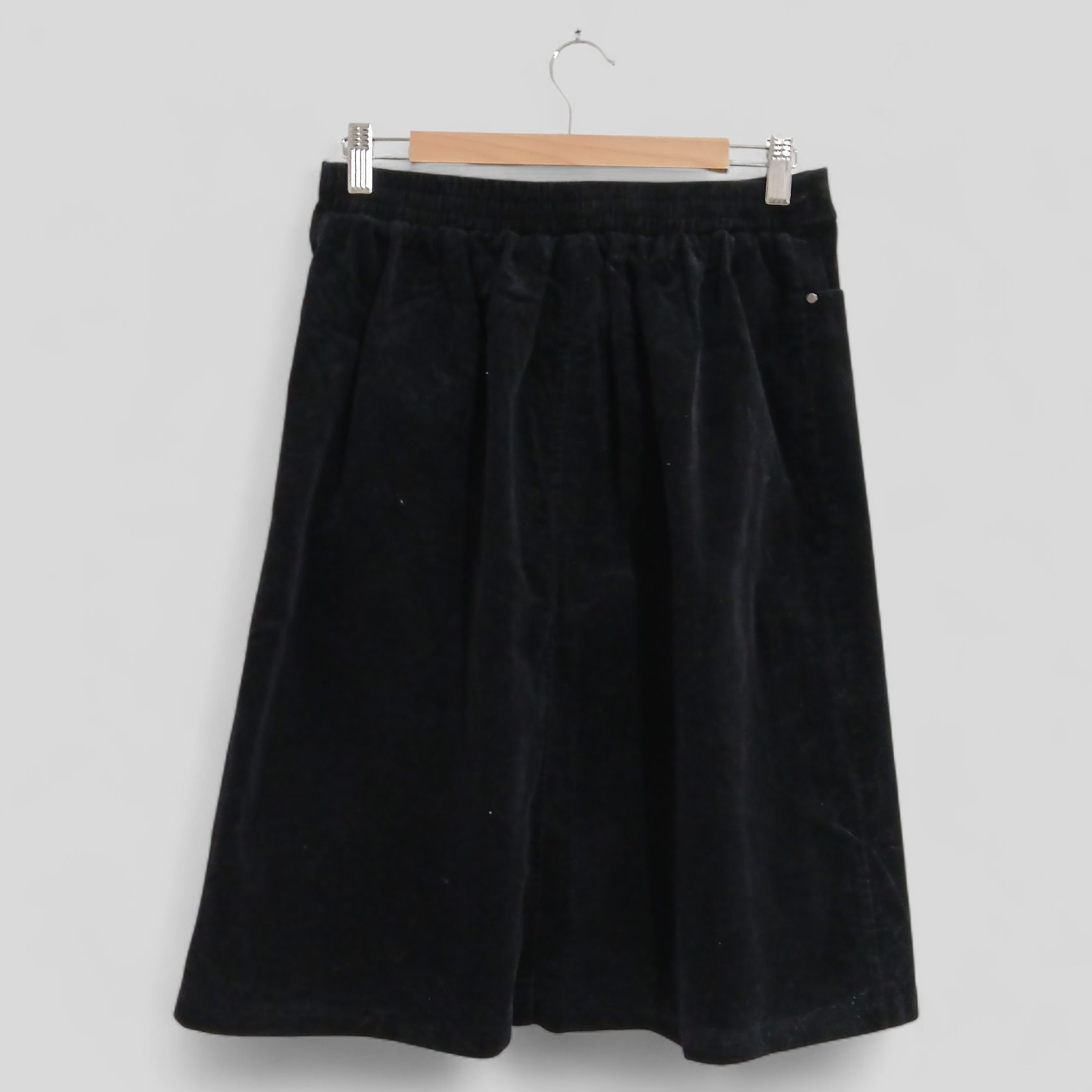 Image of (12) Millers | Black Corduroy Skirt