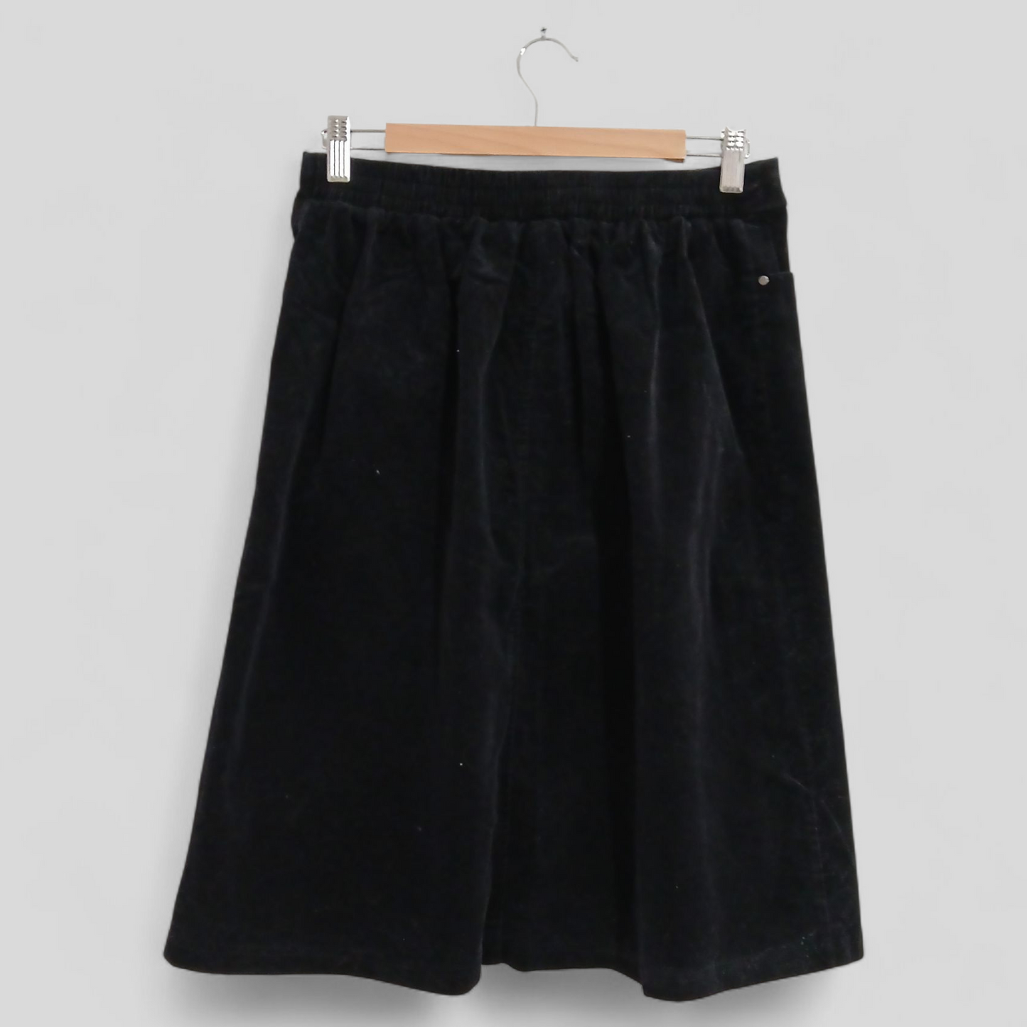 (12) Millers | Black Corduroy Skirt