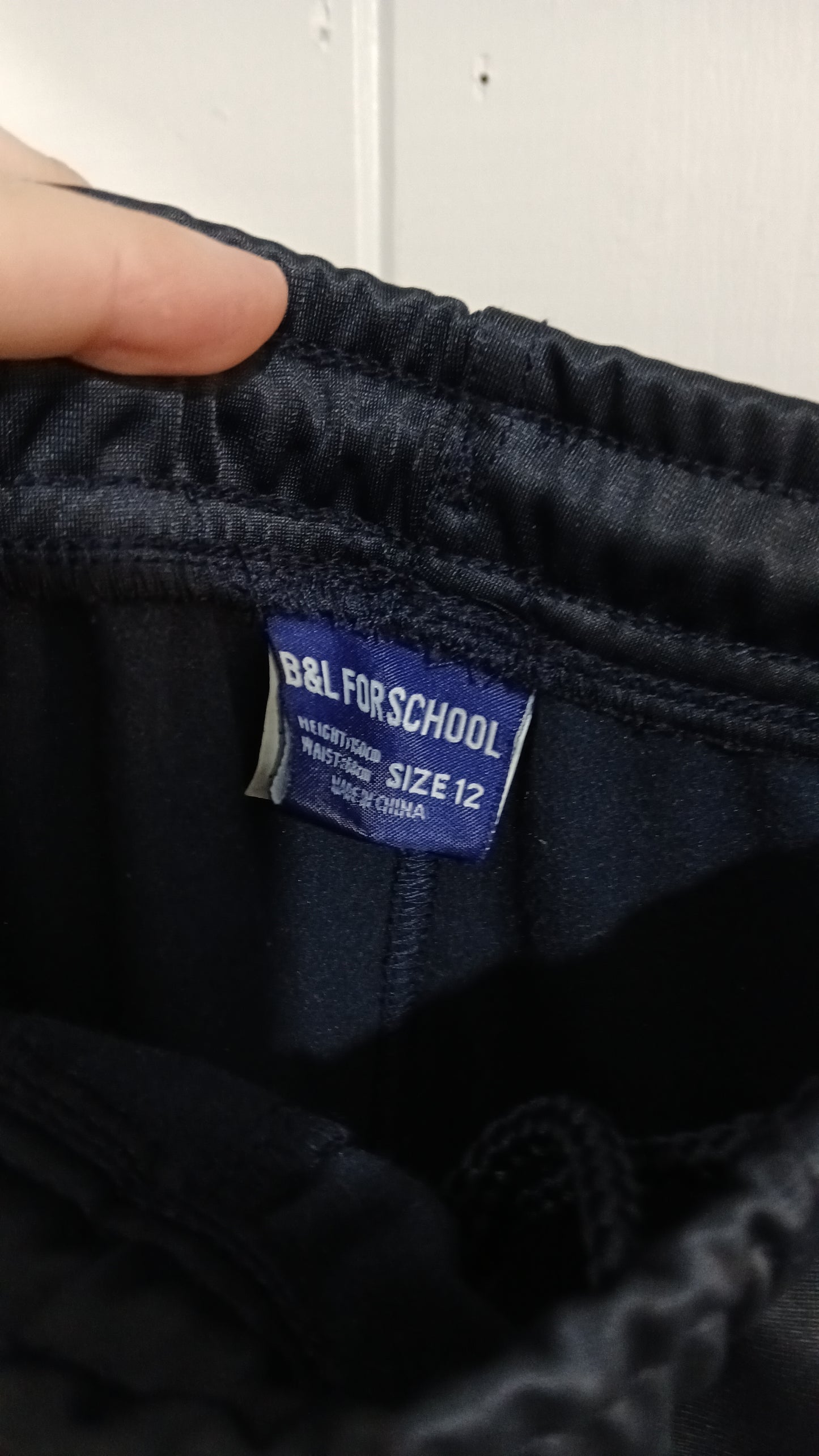(12JNR) B&L | Trackpants Black