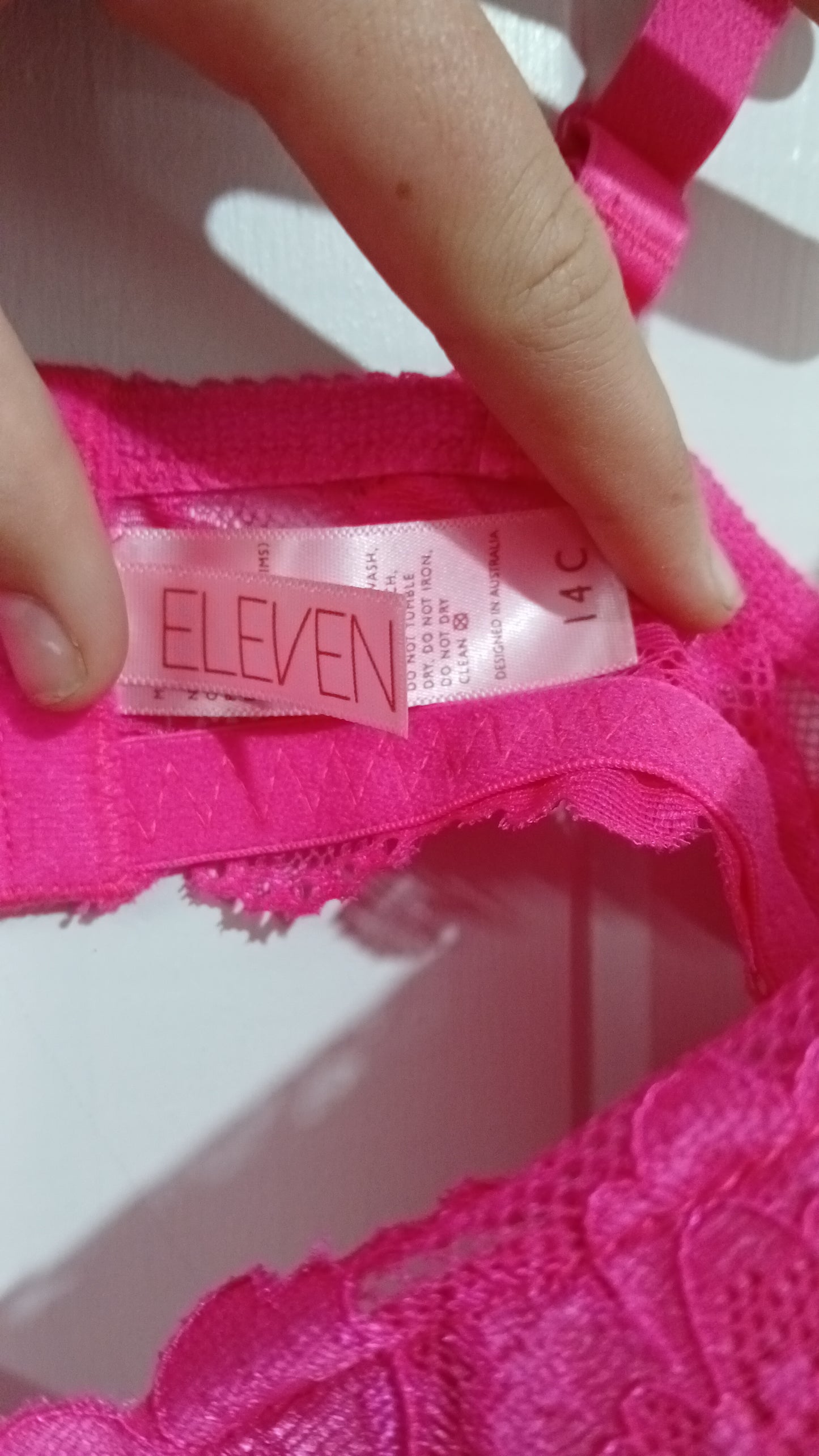 (14C) Eleven Intimates | Pink Bra