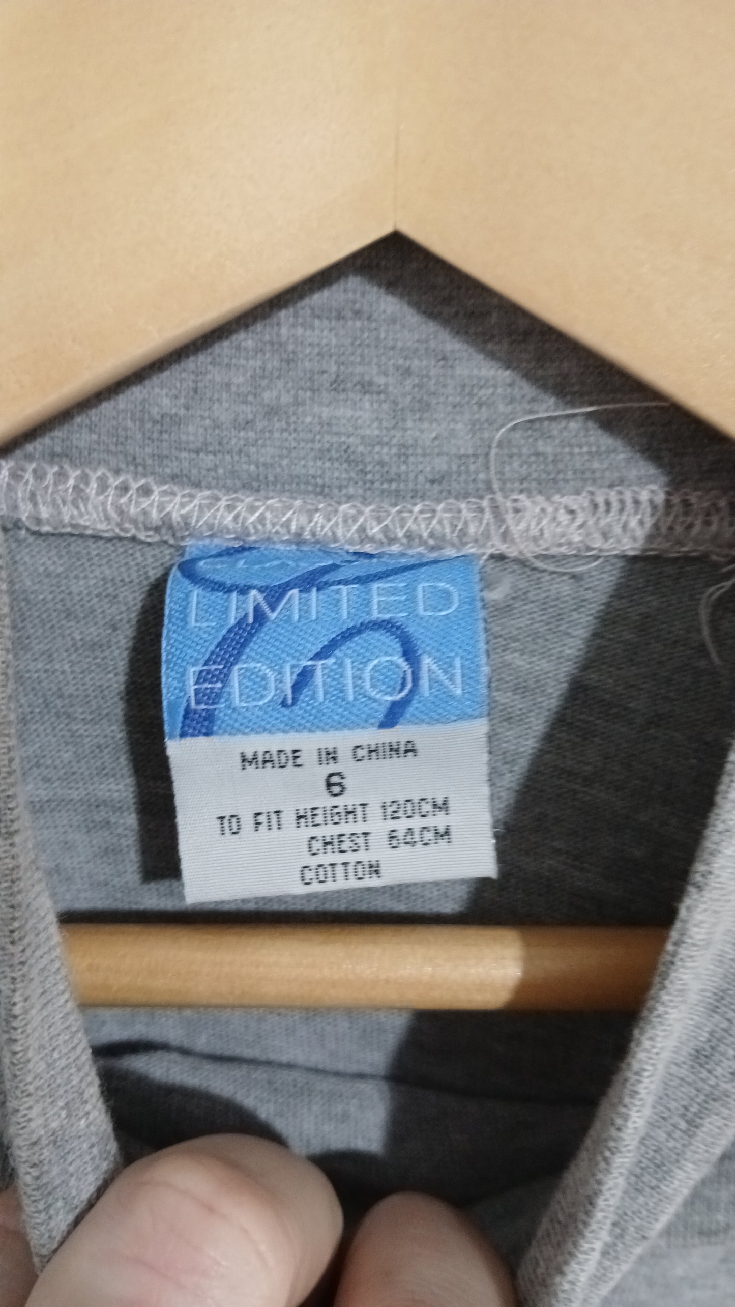 (6JNR) Classic L/S Shirt Grey