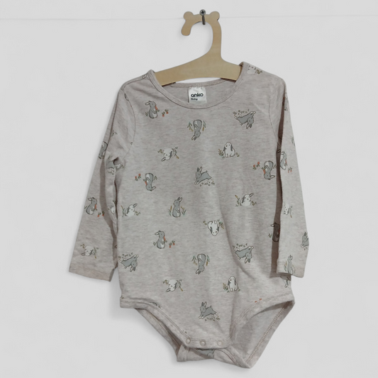(1JNR) Anko | Rabbit LS Onesie