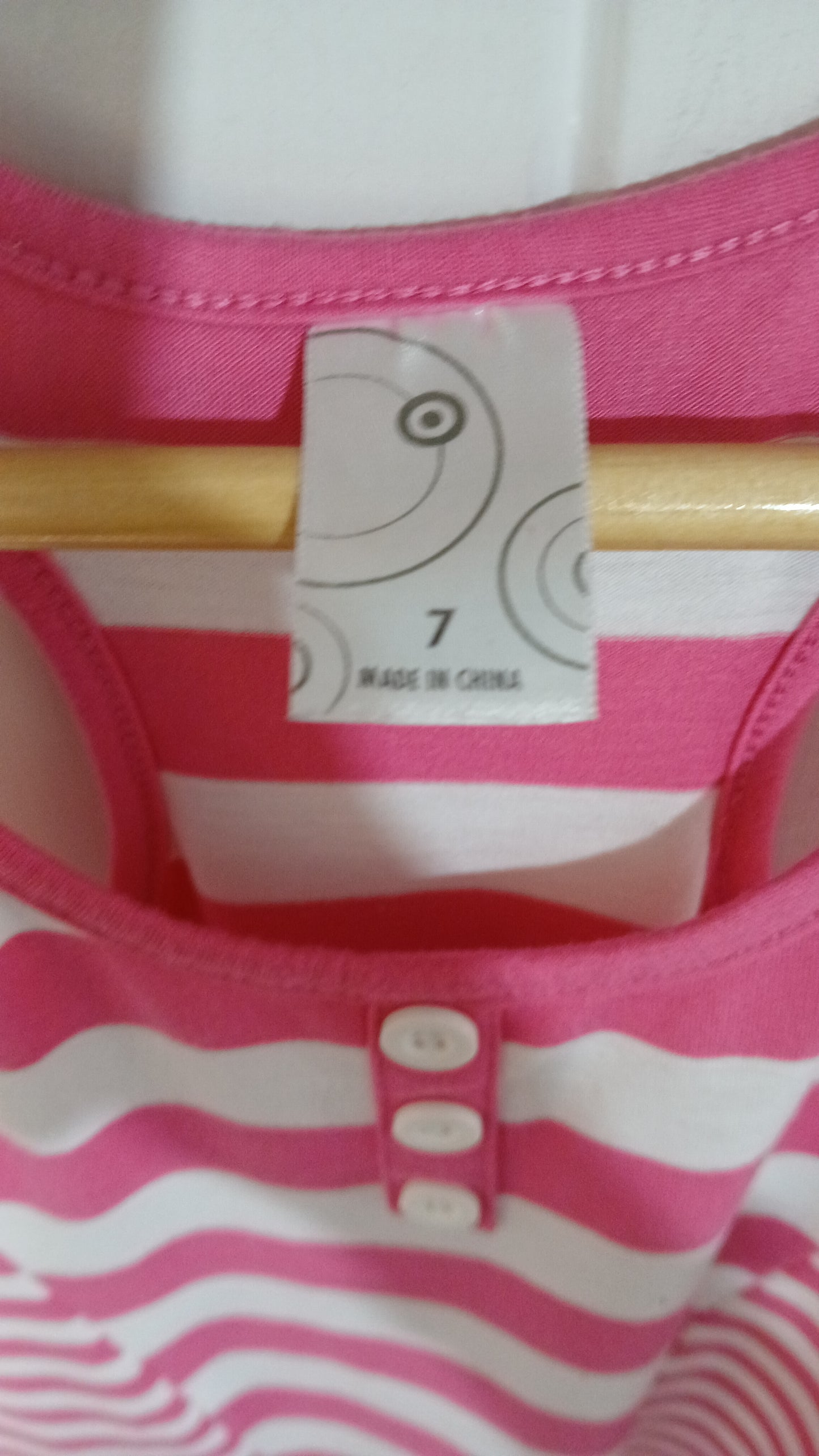 (7JNR) Target | Pink Striped Dress