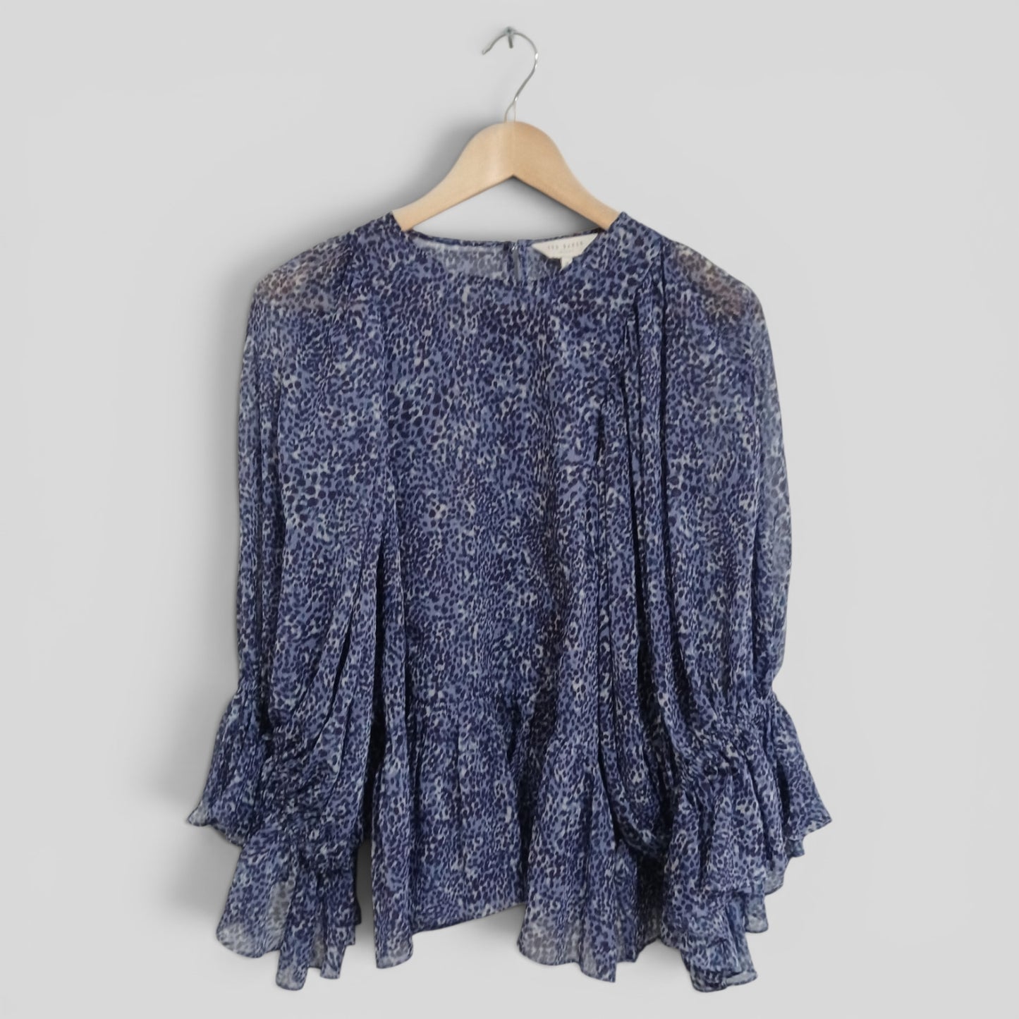 (2/8) Ted Baker | Blue Blouse