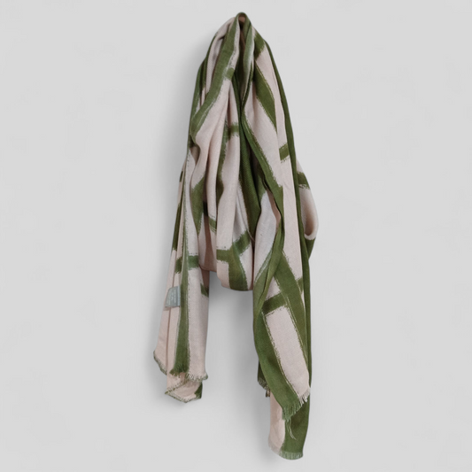 Scarf - Pink / Green