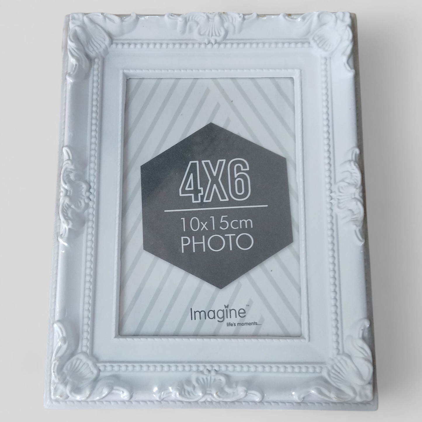 4X6 Photo Frame White