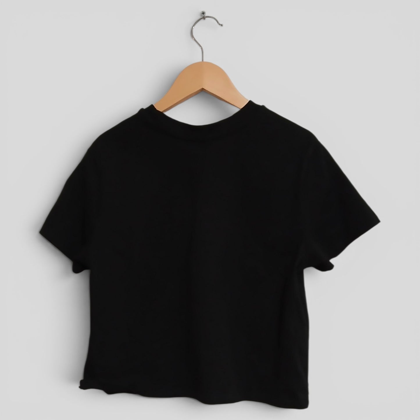 (10) Anko | Black Crop Tee