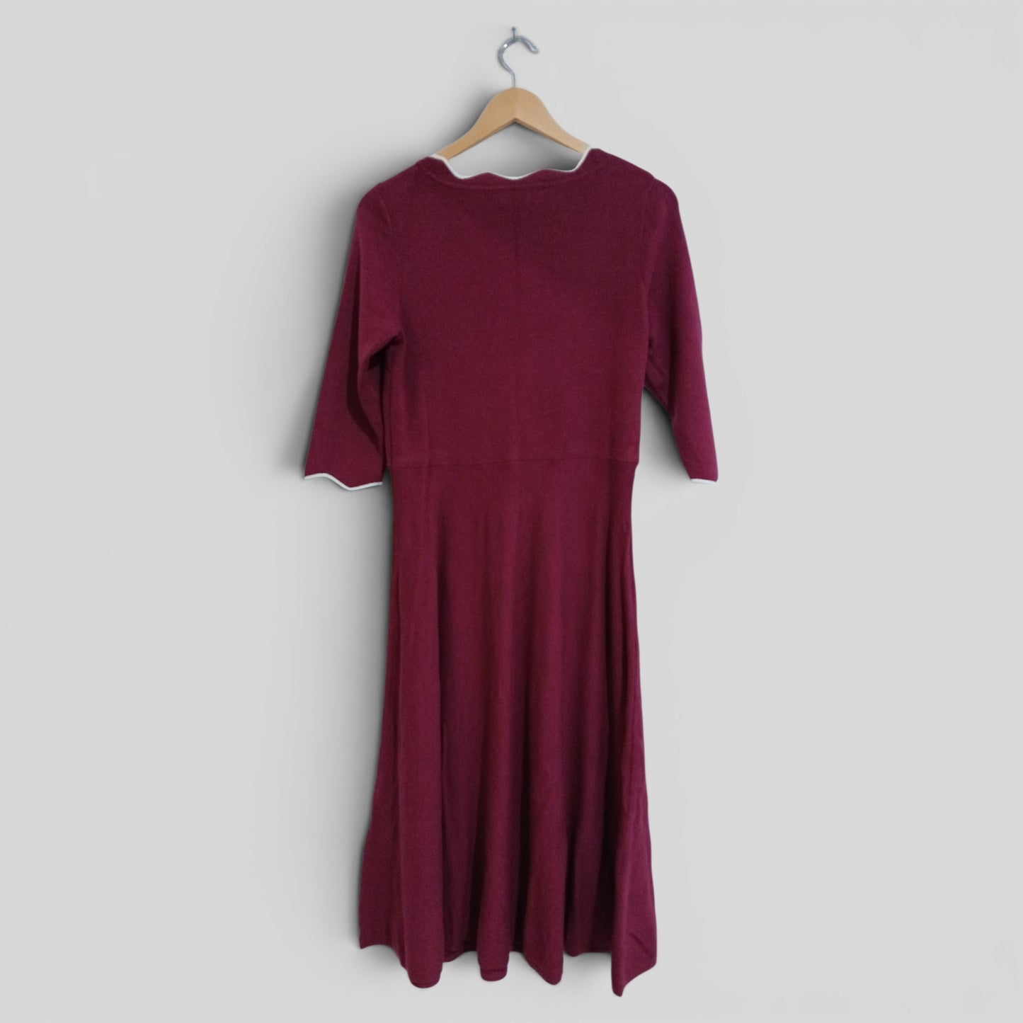 (12) Established | Maroon Knit Dress