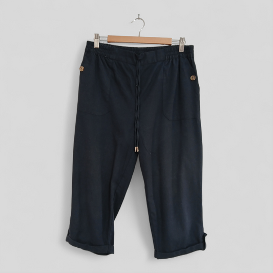 (12) Rockmans | Navy Pants