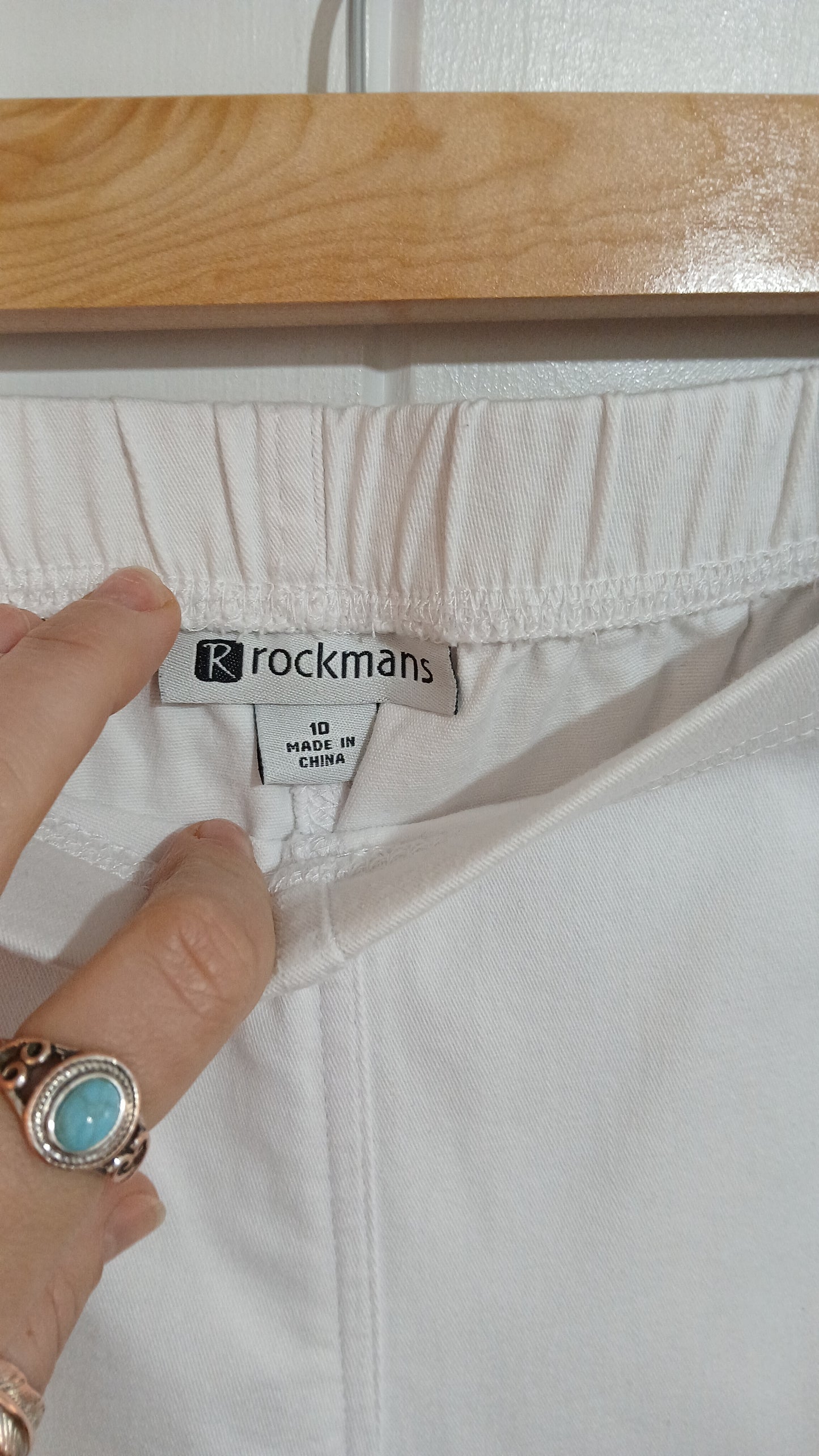 (10) Rockmans | White Shorts