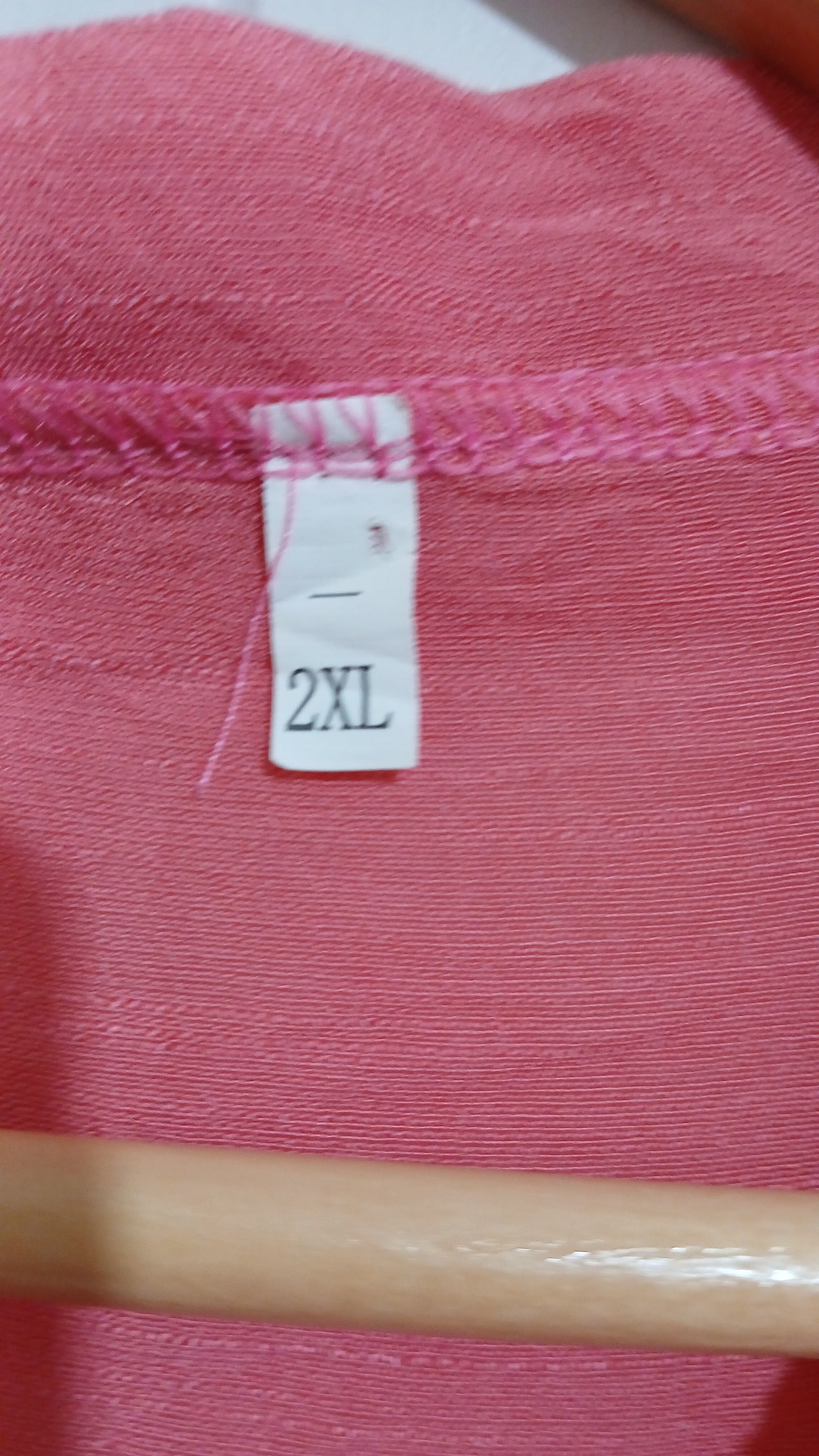 (2XL) Pink Blouse