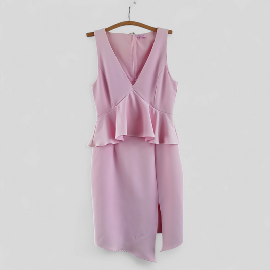 (10) Tussah pink dress