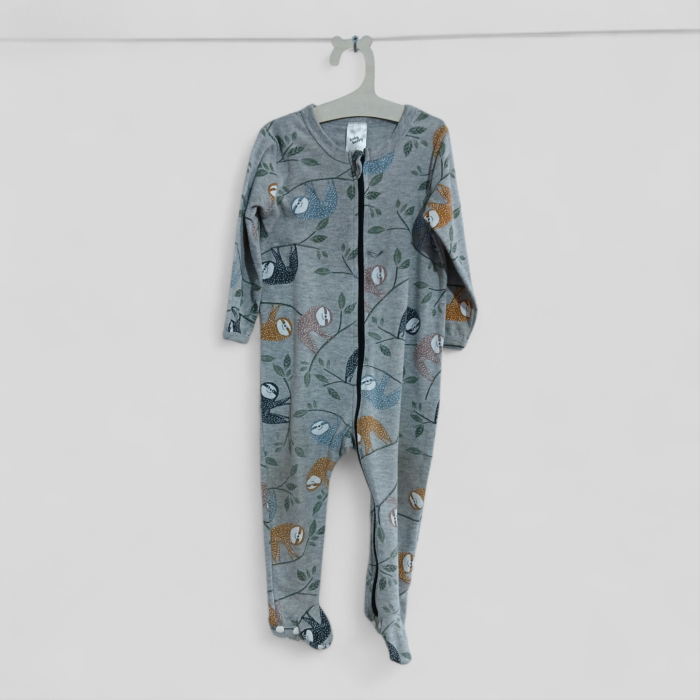 (1JNR) Baby Berry | Sloth LS Onesie