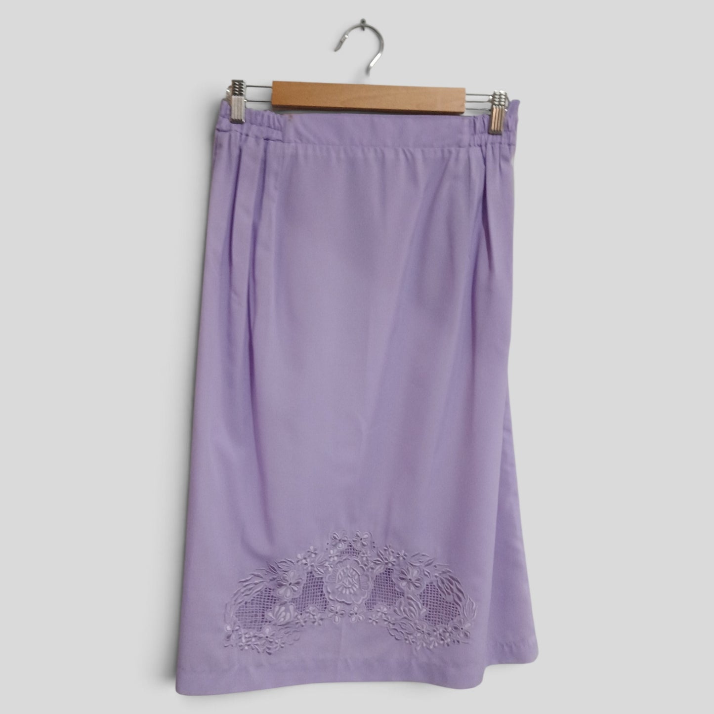 (10) Purple Blouse Skirt Set