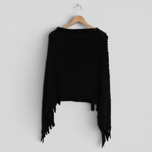 (L) Black Shawl
