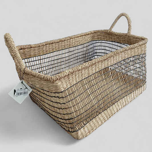 BASKET LARGE STORAGE RECTANGLE