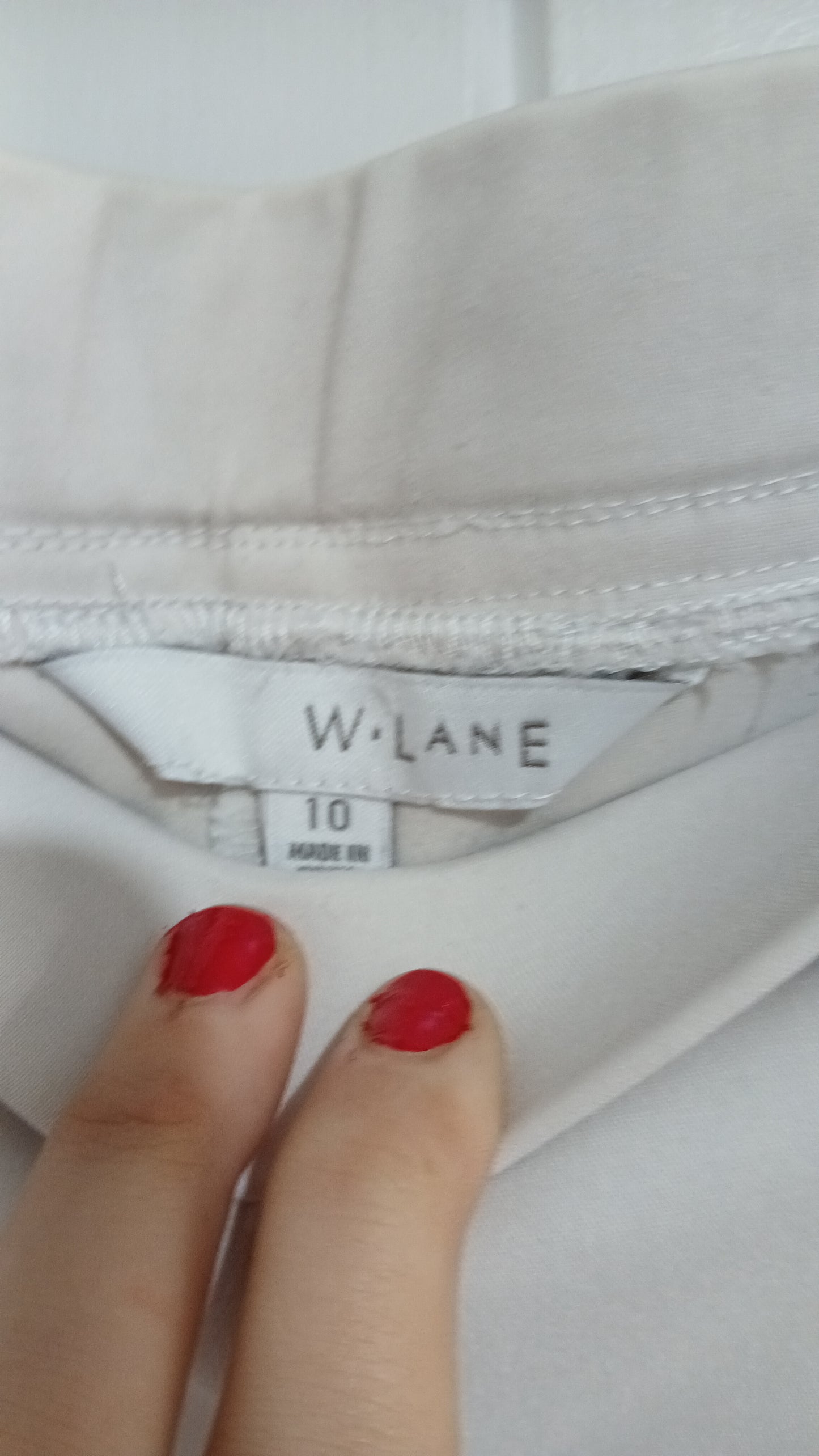 (10) W Lane | White Shorts