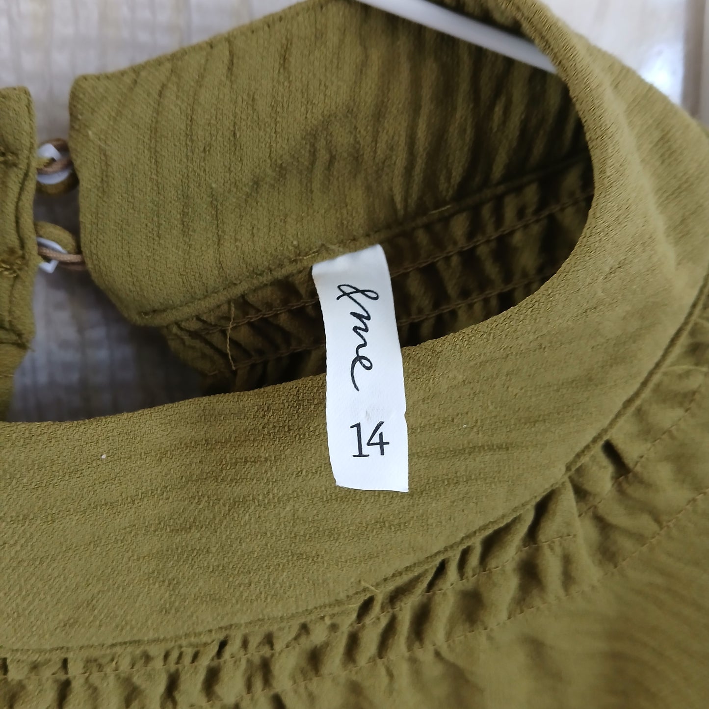 (14) &me Olive L/S Blouse