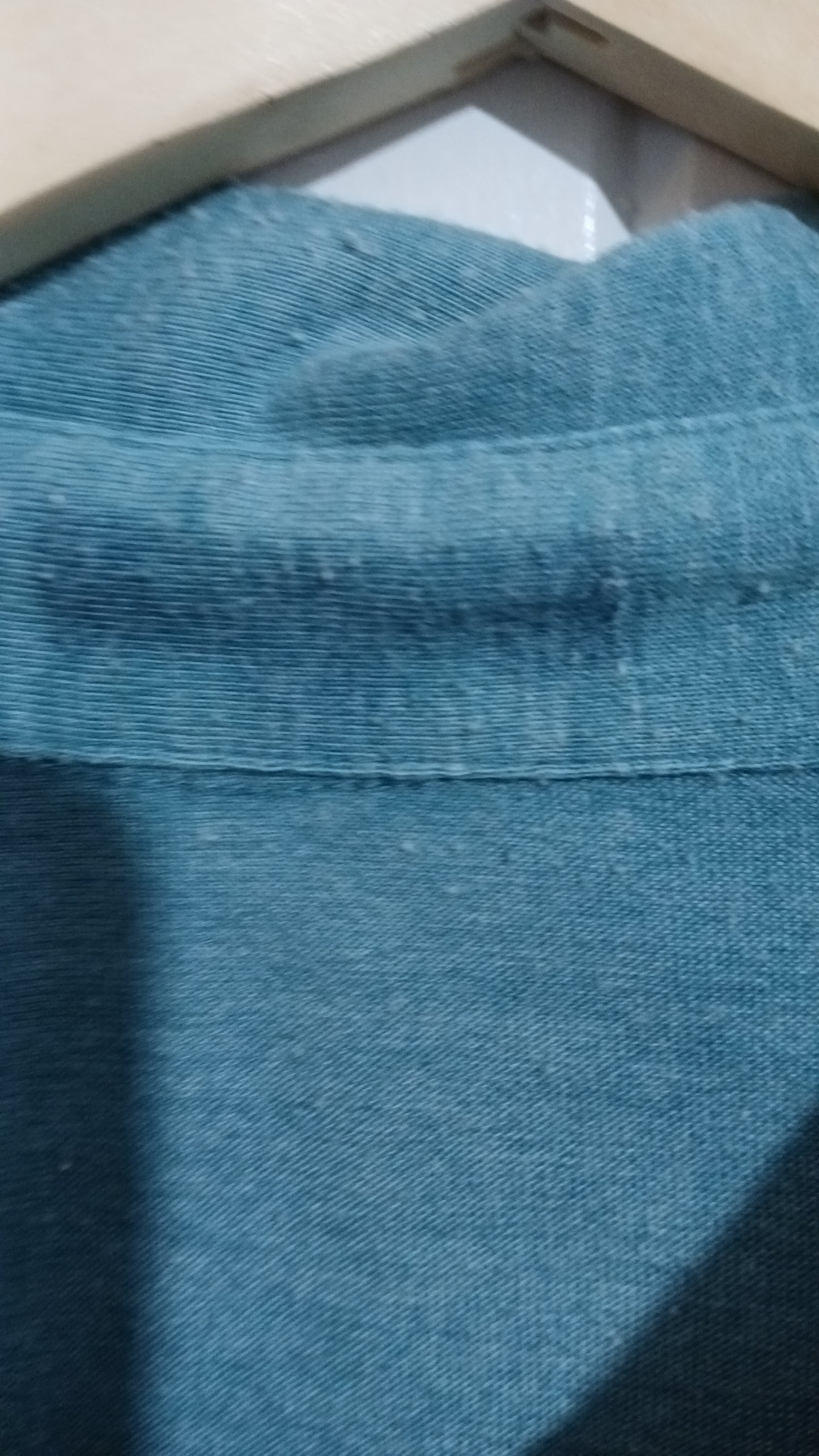 (L) Blue Collared Shirt