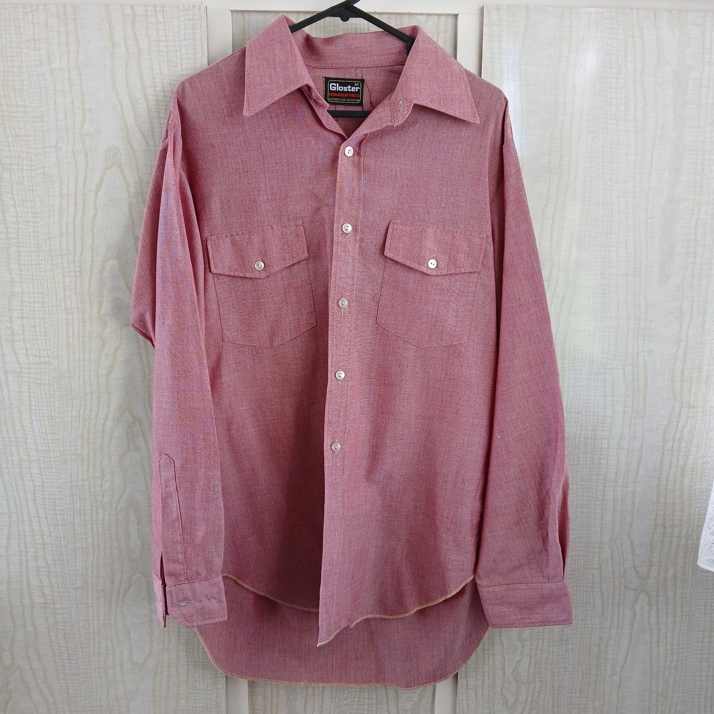 (M) Gloster Red L/S Shirt