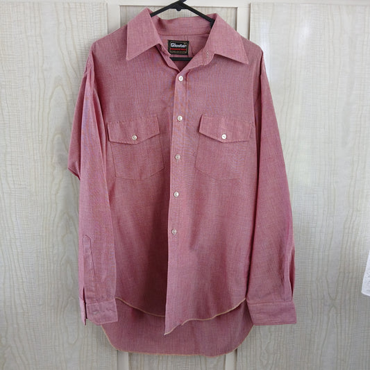 (M) Gloster Red L/S Shirt