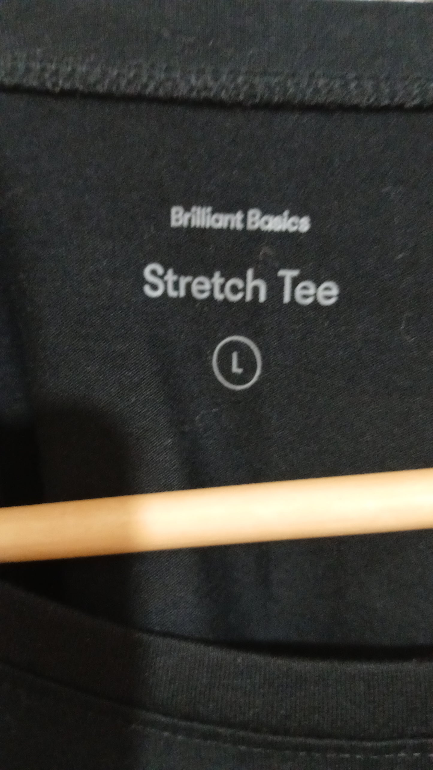 (L) Brilliant Basics | LS Black Shirt
