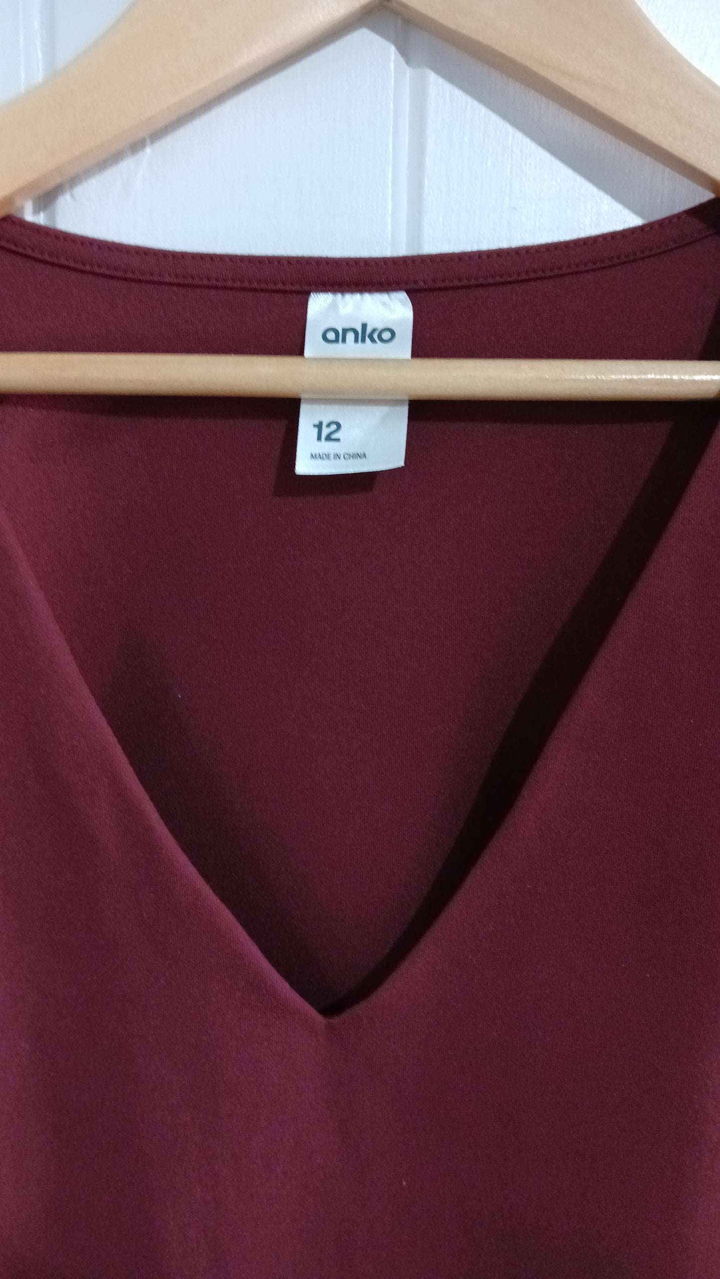 (12) Anko | Maroon Bodysuit