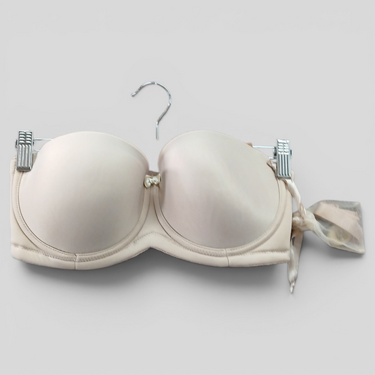 (14C) Edited | Beige Strapless Bra