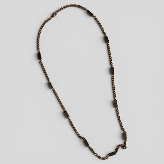 Necklace | Gold Chain Rectangle Links