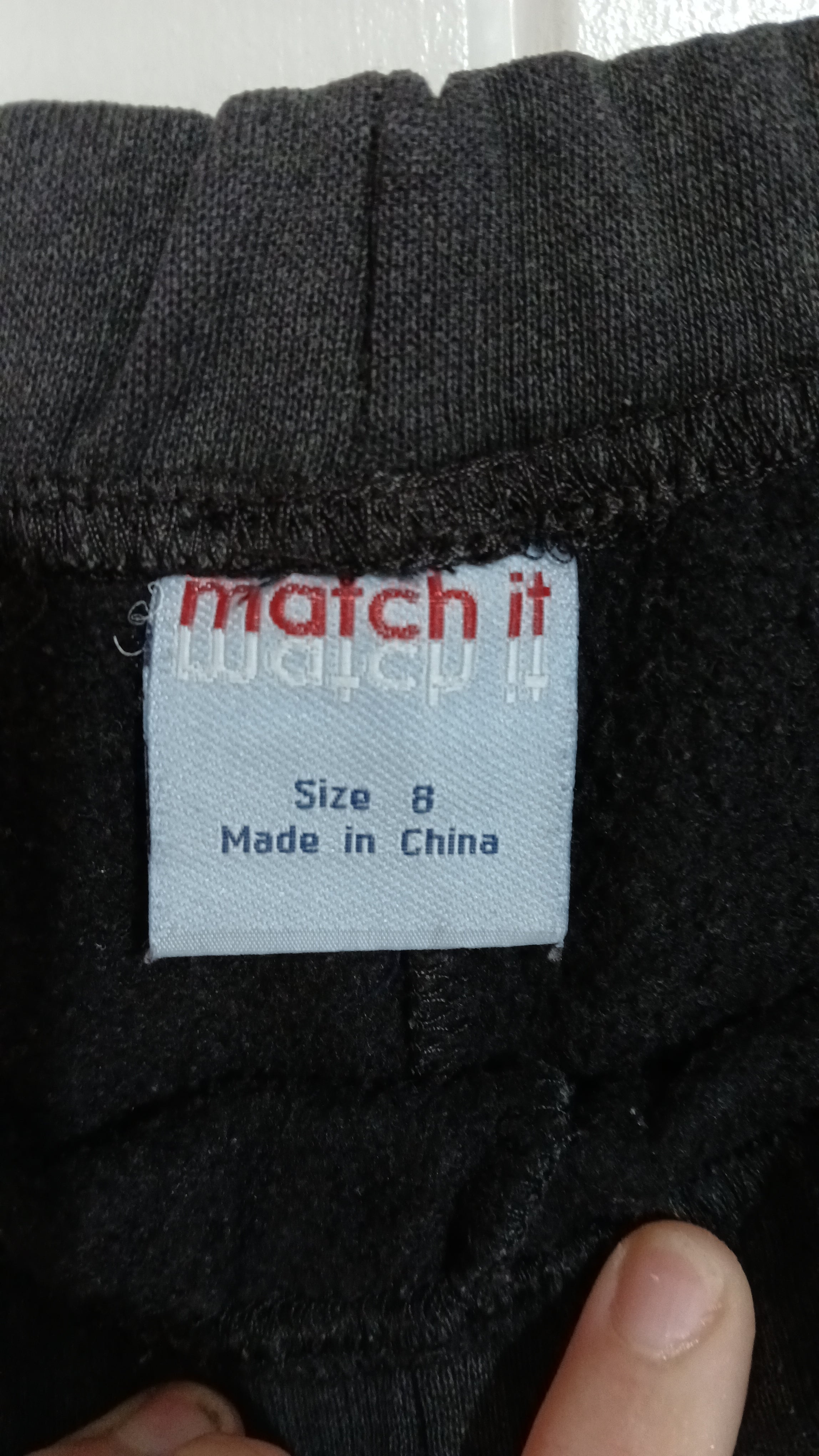 Image of (8) Match It | Black Trackpants