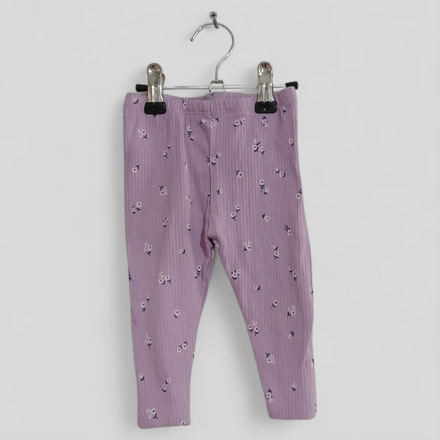 (00JNR) Target | Purple Flower Tights