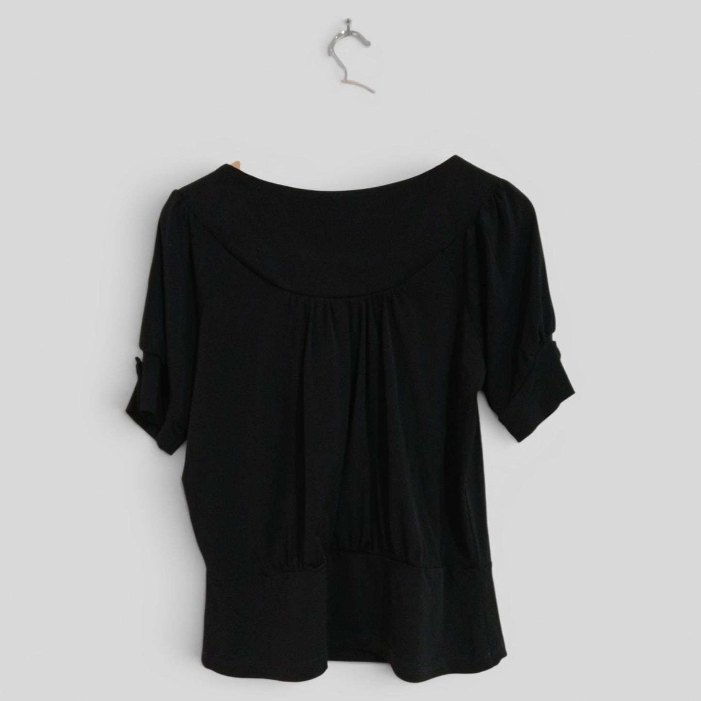 (L) Jacquie | Black Blouse
